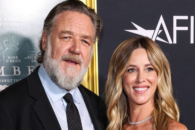 Russell Crowe mit seiner Freundin Britney Theriot in Hollywood.