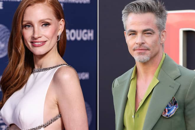 Jessica Chastain und Chris Pine - haben bislang noch nie gemeinsam an einem Film gearbeitet.
