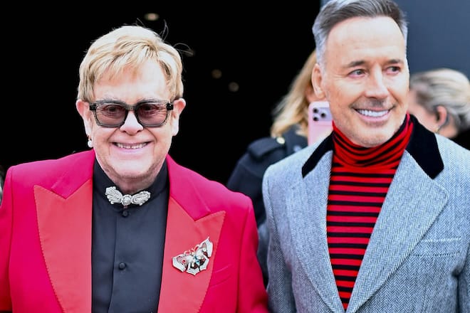 Elton John und David Furnish.