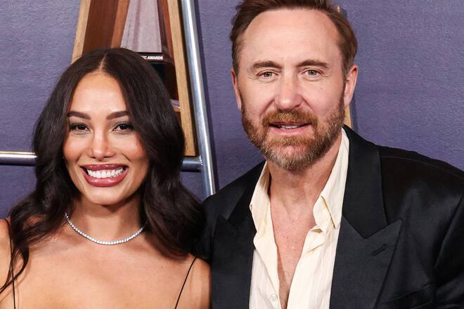 David Guetta und Jessica Ledon bei einem Auftritt in Las Vegas.