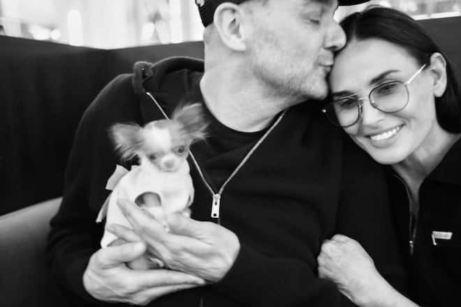 Daniel Humm mit Demi Moore