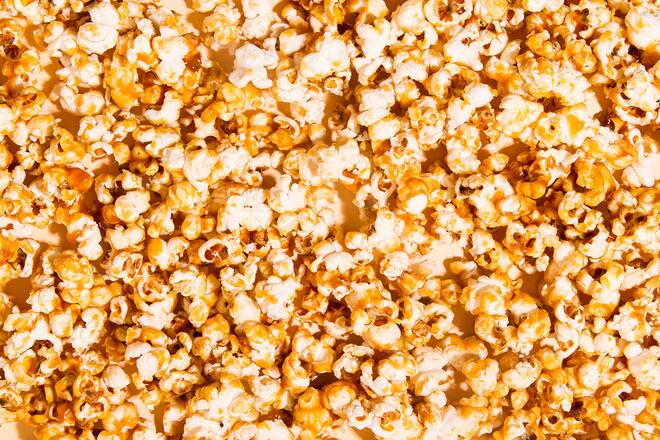 Caramel Popcorn mit Fleur de Sel