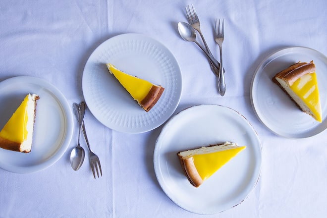 Cheescake mit Lemon Curd