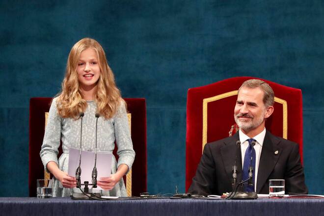 Prinzessin Leonor, König Felipe