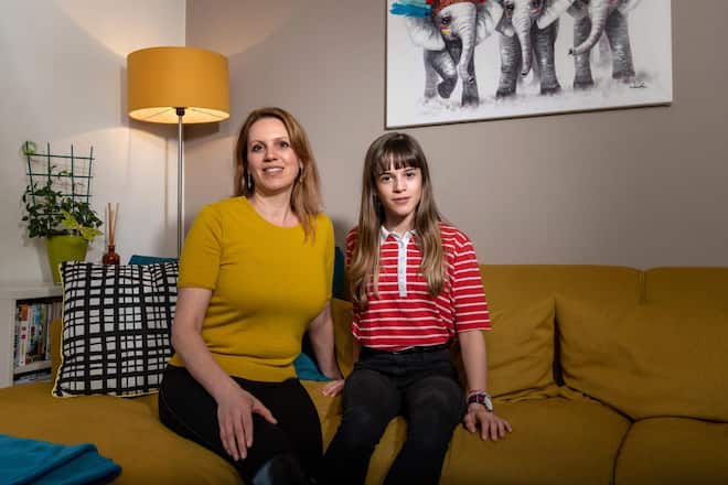 Chantal Galladé und Tochter Amélie