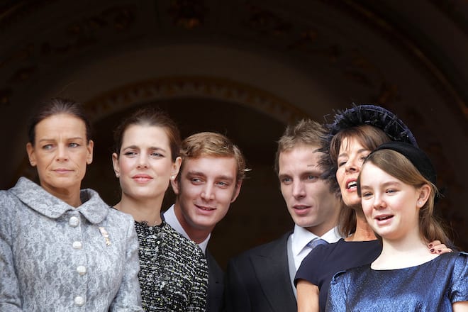 NICHT VERWENDEN: Alexandra Hannover Caroline Andrea Pierre Casiraghi Charlotte Stéphanie