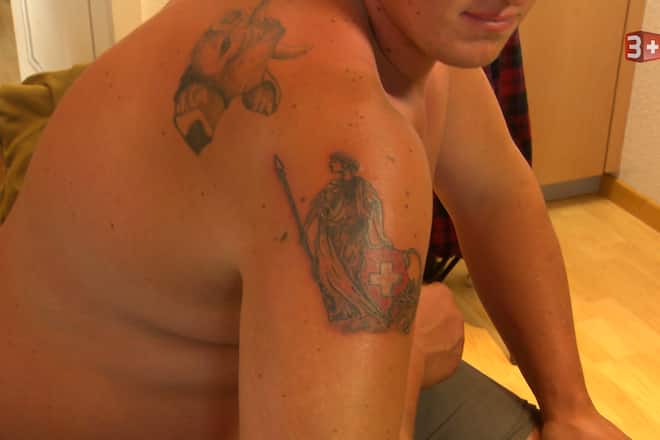 Helvetia Lukas Tattoo