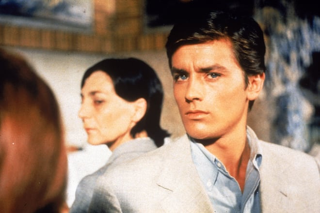 Alain Delon in jungen Jahren