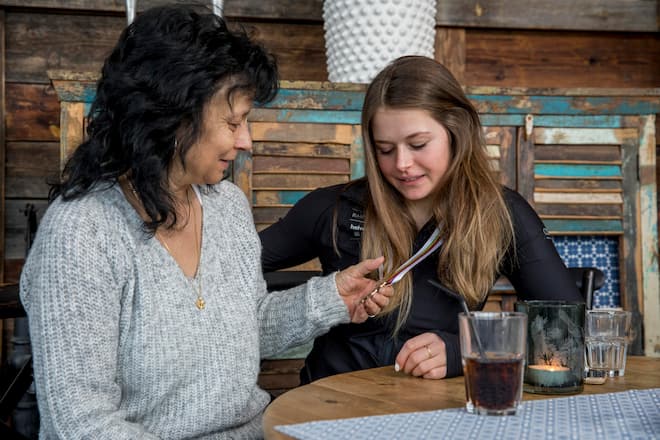 Corinne Sutter und Familie Ski WM 2019