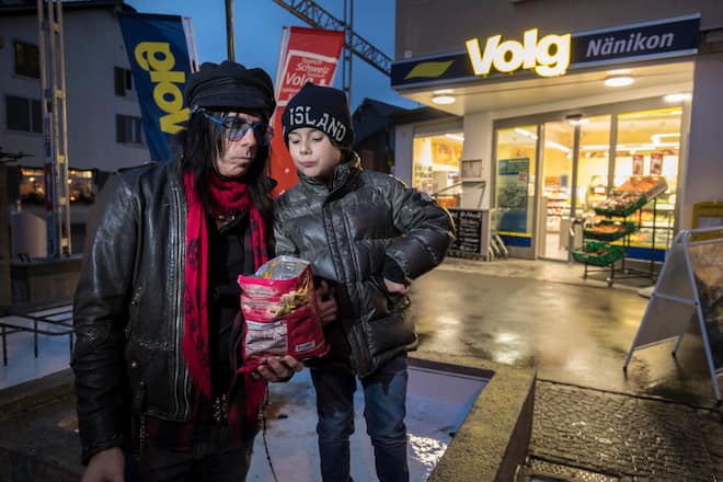 Tommy Henriksen mit Sohn Finn