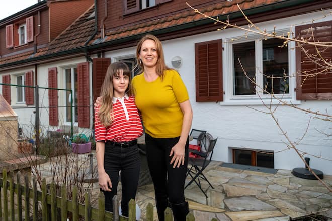 Chantal Galladé und Tochter Amélie