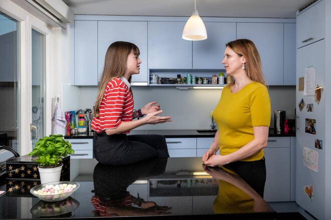Chantal Galladé und Tochter Amélie