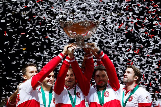 Davis Cup Final Roger Federer ohne Zwillinge