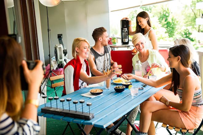 Dominique Rinderknecht Miss Schweiz 2013 Soda Stream Grillfest