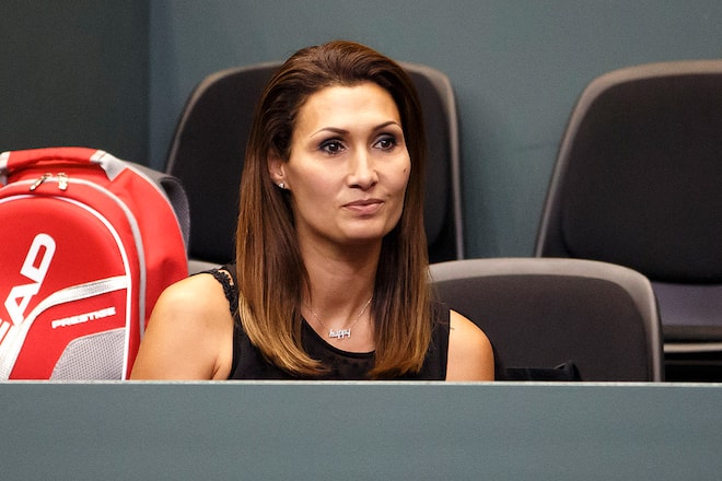 Stan Wawrinka und Tochter Alexia Davis Cup Genf