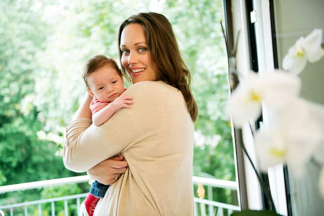 Tanja Gutmann Baby Ian Enea Geburt Wehen Familie Siro Micheroli