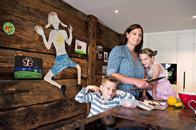 Lukas Studer und seine Zwillinge