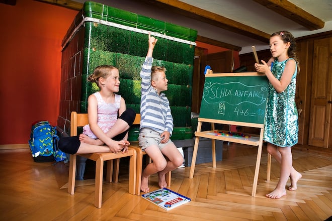 Lukas Studer und seine Zwillinge