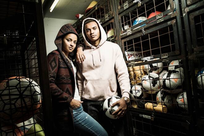 Manuel Akanji und Schwester Sarah