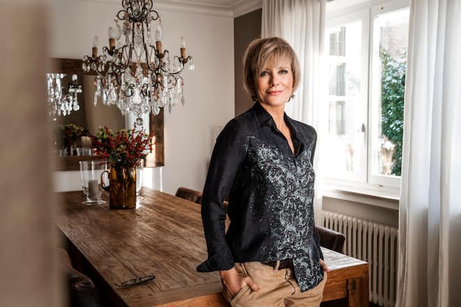 Sabina Schneebeli in ihrem Zuhause