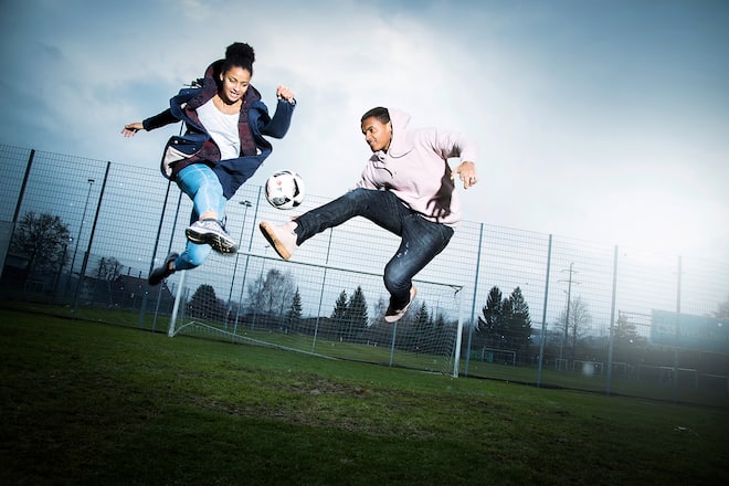 Manuel Akanji und Schwester Sarah