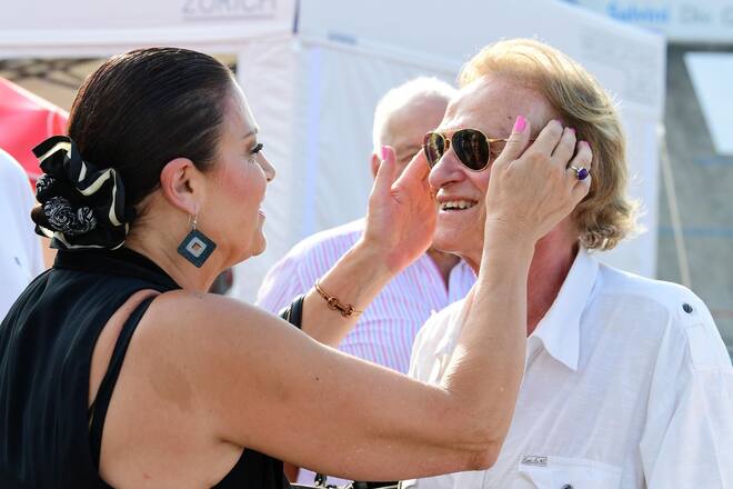 Monika Kaelin und Ex-FCZ-Legende Fritz Künzli Sommer 2017