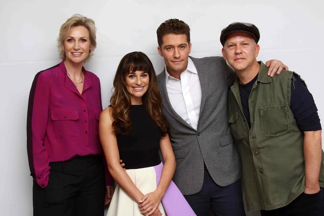 Lea Michele mit ihren «Glee»-Serienkollegen