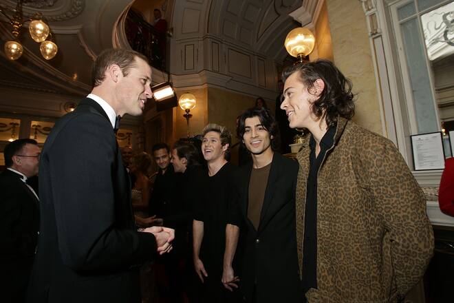Herzogin Catherine Baby Schwangerschaft Übelkeit Treffen mit Harry Styles