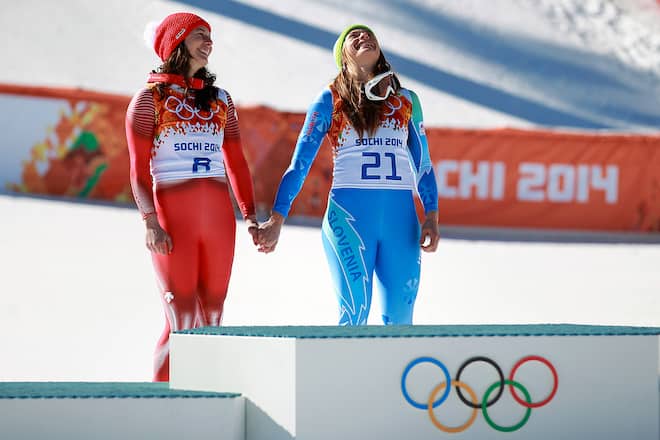 Dominique Gisin Olympia-Gold Sotschi 2014