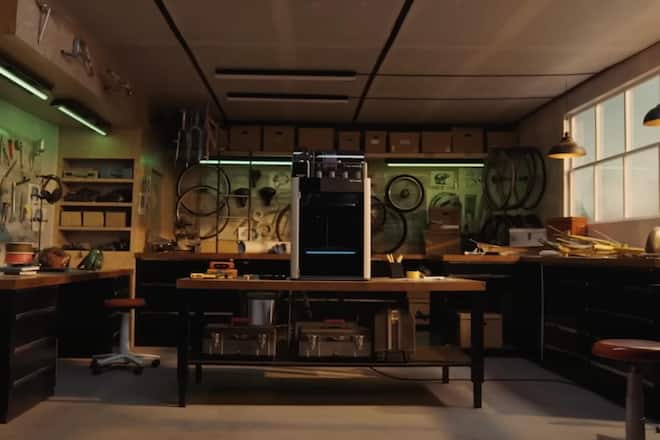 Die eierlegende Wollmilchsau als KombiDieser 3D-Drucker ist der wahr gewordene Traum jedes DIY-Fans. Dank zweier Druckköpfe lassen sich im gleichen Druck zwei unterschiedliche Materialien nutzen. Druckt man gerade nichts aus, lässt sich der Lab H2D auch für Gravuren oder als digitaler Lasercutter nutzen. Mit Letzterem kann man unter anderem Sperrholz, Leder oder Karton präzise schneiden. Der Druckraum ist mit 35 × 35 × 35 Zentimeter so gross, dass sich etwa ein Velohelm in einem Stück drucken liesse. Das Ko