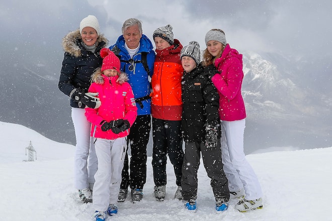 König Philippe mit Familie