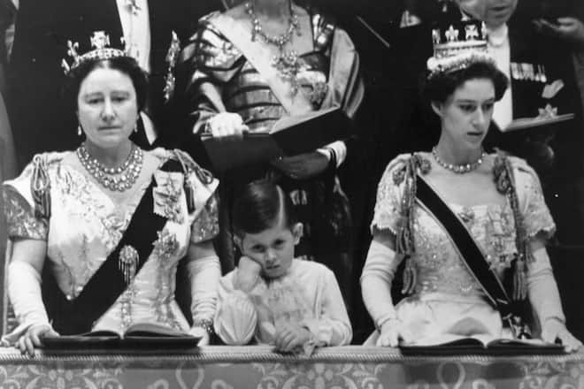 Prinz Charles als Kind Krönung