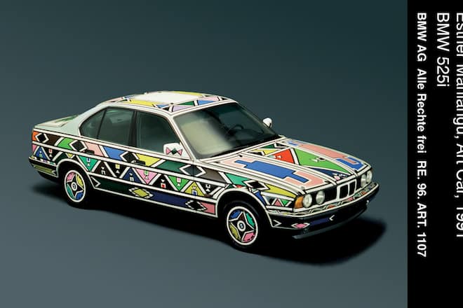 Esther Mahlangus, 89, Arbeit war eine Hommage an die afrikanische Kunst.