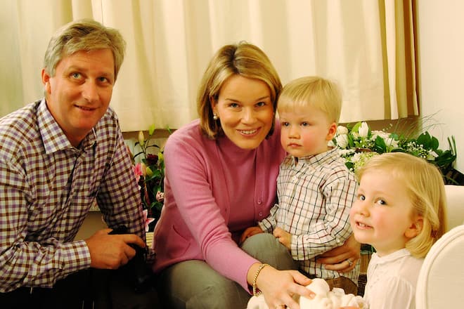 König Philipp Königin Mathilde Prinz Gabriel Prinzessin Elisabeth Prinz Emmanuel