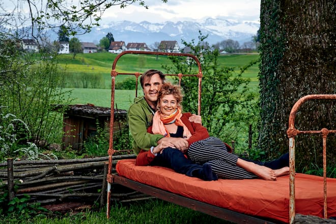 Hanna Scheuring, Schauspielerin, Theaterdirektorin, Regiesseurin, Daniel Rohr, Schauspieler, Regiesseur, Theaterdirektor, Bubikon, Theater am Rigiblick, Woodstock Musical, Zuerich, 2019, Fotos: Geri Born