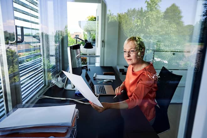 Jeanne Fuerst, Aerztin, Fernsehmoderatorin, Produzentin, Sprchstunde, Living, Oberwil, 2020, Fotos: Geri Born