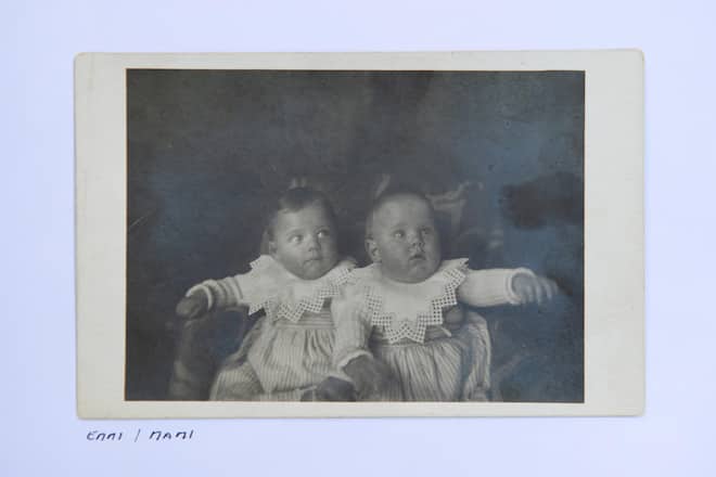 v.l.n.r. Emma Ochsner und Hedwig Schneider