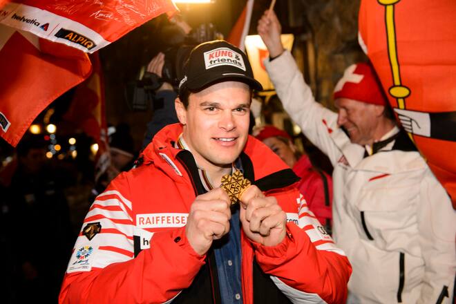 Patrick Küng mit Bianca