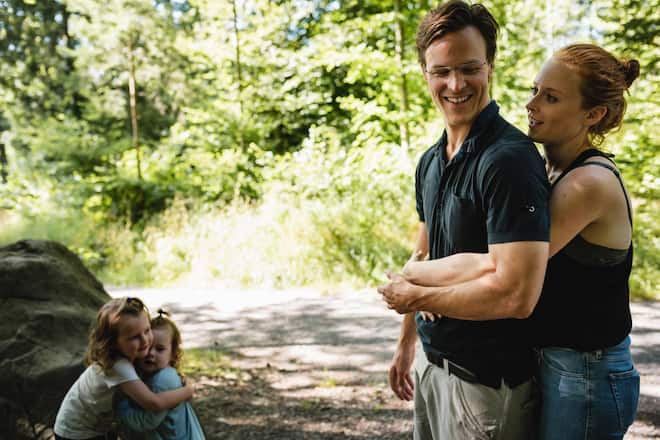 BILD DARF NICHT VERWENDET WERDEN Bastien Girod und Familie