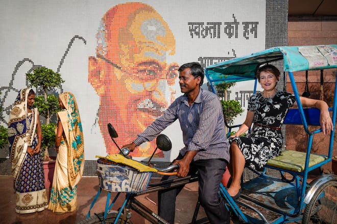 Simonetta Sommaruga in Indien