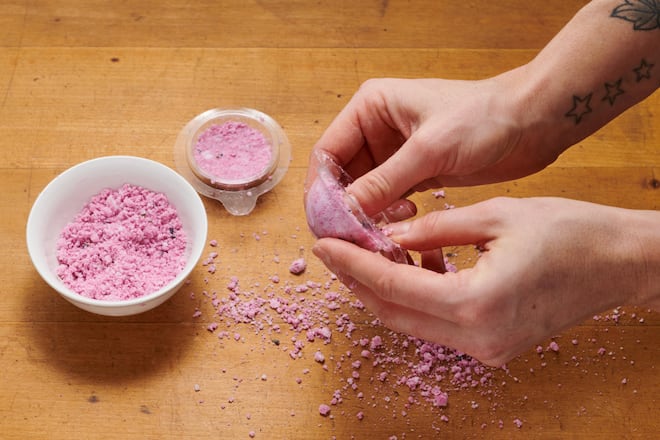 Selbstgemacht Badekugel Family