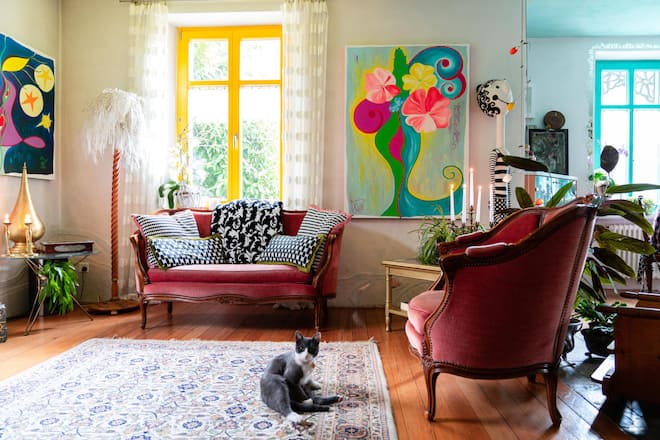 Living: Das Bunteshaus von Silja Coutsicos in Schönenwerd - 20. März 2021 - Copyright Olivia Pulver