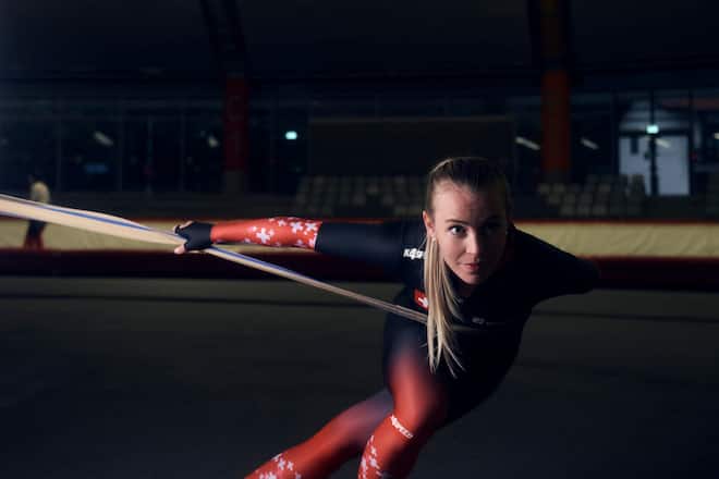 Kaitlyn McGregor, Eisschnelllauf, Inzell, September 2021, SI SKI 2021