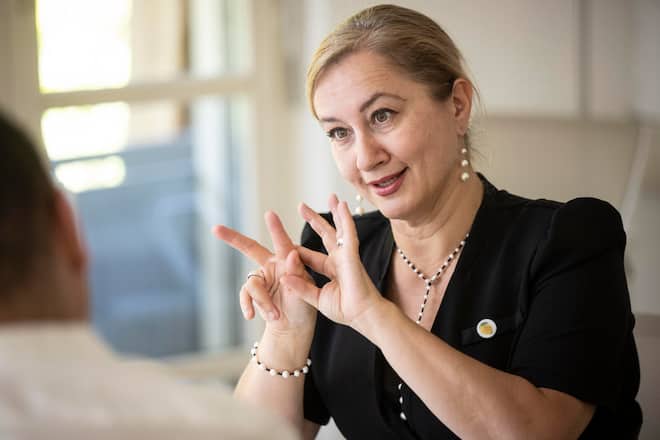 Sandrine Nikolic-Fuss, Präsidentin Kabinenpersonal Swiss