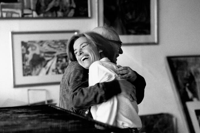 Friedrich Dürrenmatt Friedrich Dürrenmatt with his wife Charlotte Kerr (Photo by RDB/ullstein bild via Getty Images)