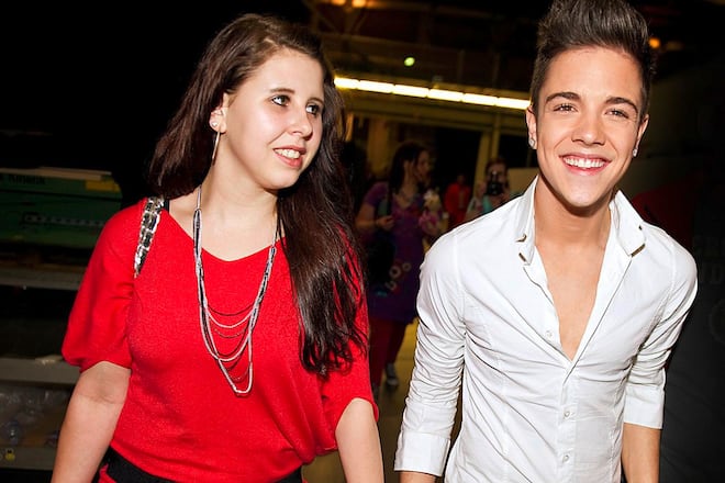 Luca Hänni am Tag vor seinem DSDS-Sieg 2012 mit seiner Freundin Tamara