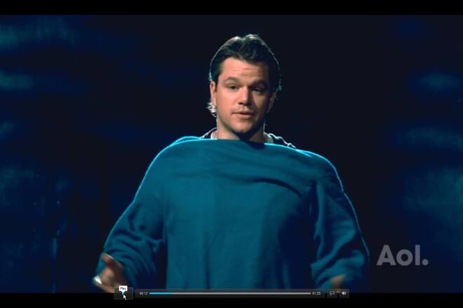 Matt Damon Screenshots Weihnachtsgeschenke