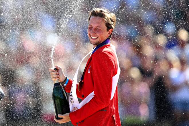 Martin Fuchs of Switzerland riding Clooney 51