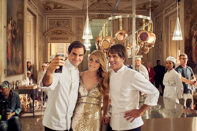 Roger Federer Mikaela Shiffrin Davide Oldani