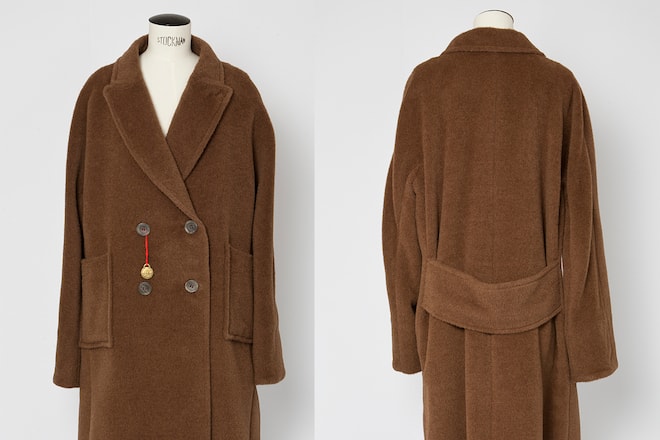 Oversize-Mantel aus Alpaca-Wolle von En Soie.